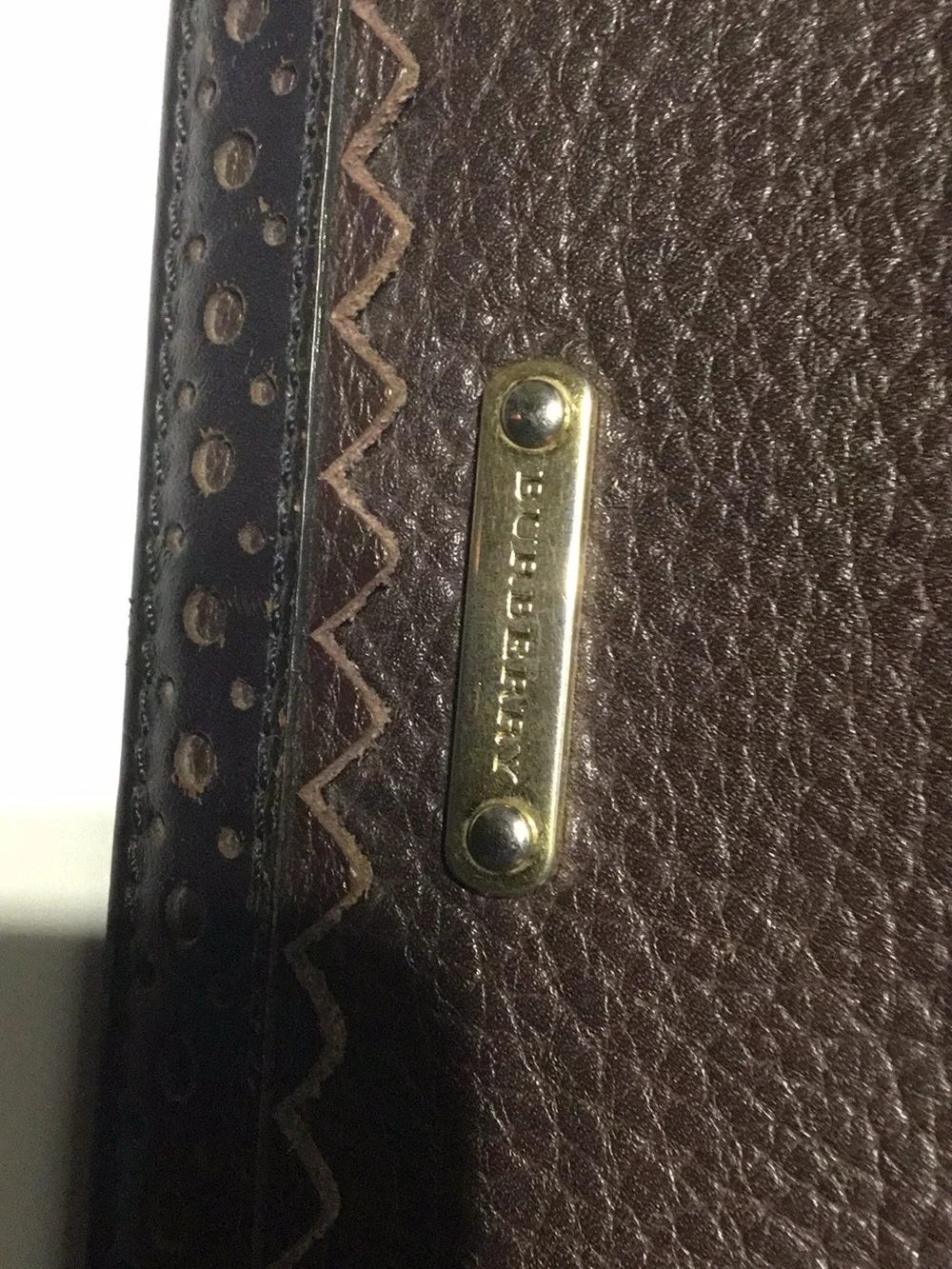 Burberry compact wallet